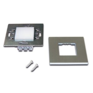 Svítidlo Hera nerez/bílá kov/plast