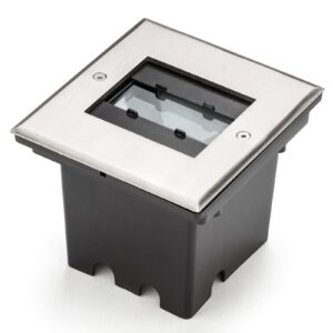 Svítidlo Konstsmide nerez/čirý nerez/hliník/sklo