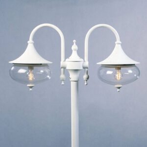 Svítidlo Konstsmide čirá hliník/akrylátové sklo