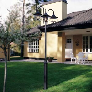 Svítidlo Konstsmide čirá hliník/akrylátové sklo