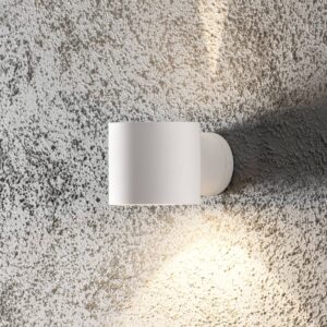 Svítidlo Konstsmide bílá matná hliník/sklo