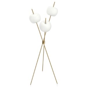 Svítidlo Kundalini opál kov/sklo