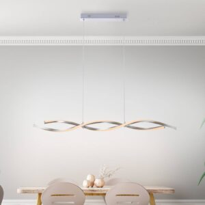 Svítidlo LOLA Smart stříbrná/opál mražený železo/hliník/plast