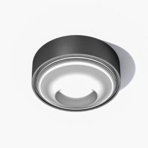 Svítidlo LOOM DESIGN černá/čirá hliník/sklo