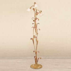 Svítidlo Lam antická slonovina/krémová kov/sklo