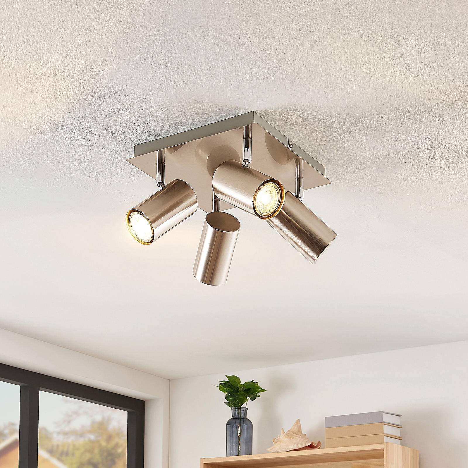 Svítidlo Lindby nikl kov