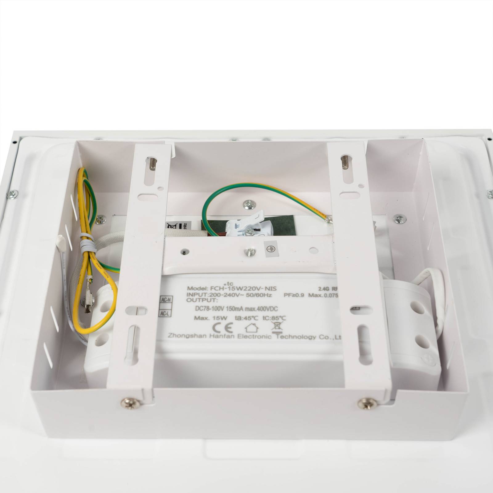 Lindby Kenma LED panel, CCT, 29, 6 cm x, Obývací pokoj / jídelna, plast, hliník, 12W, P: 29.6 cm, L: 29.6 cm, K: 7.1cm - Image 4