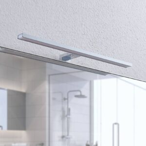 Svítidlo Lindby chrom/bílá hliník/plast