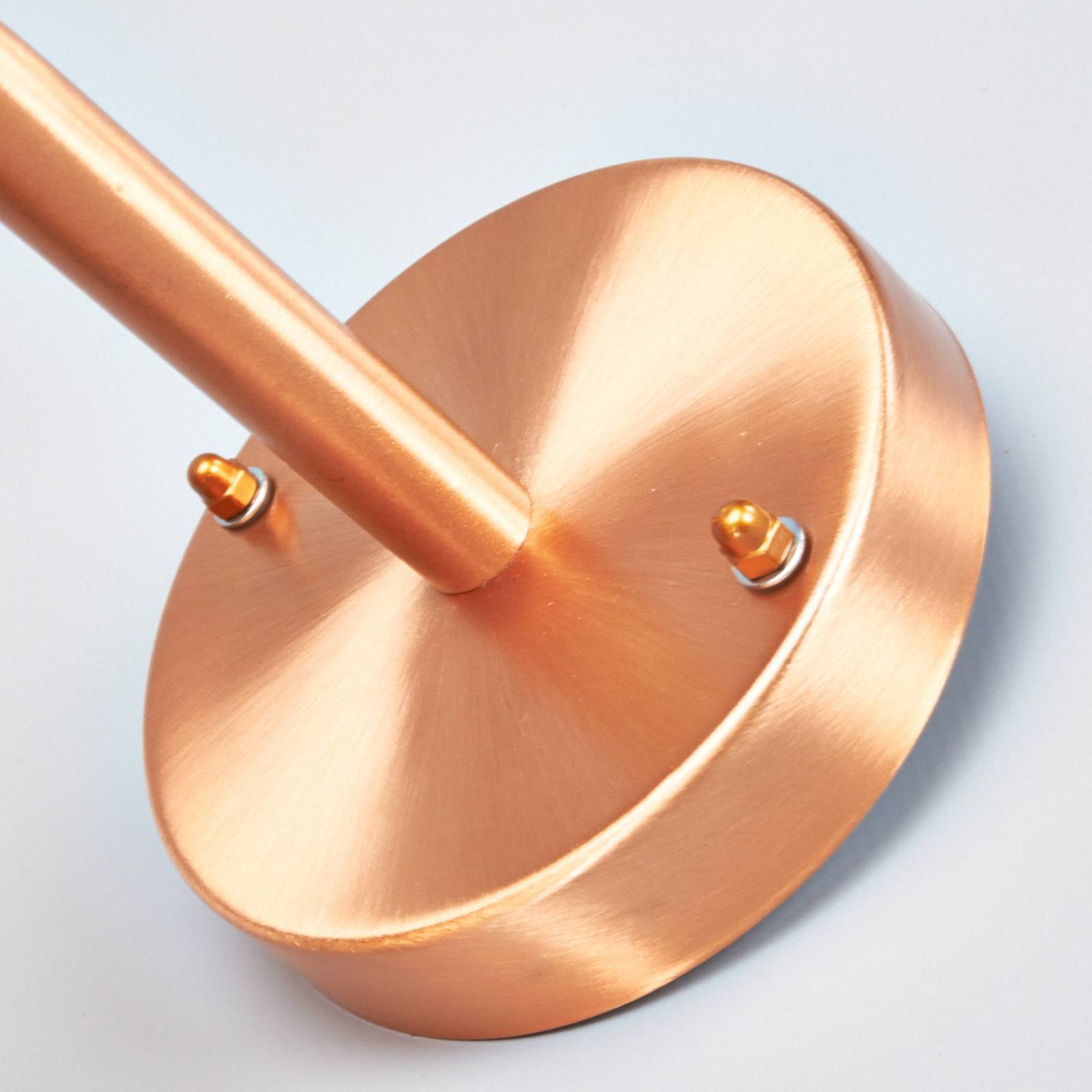 Lindby Nástěnné světlo Camila venkovní, měděné zbarvení, kov, sklo, E27, 60W, L: 27 cm, K: 33.5cm - Image 5