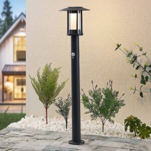 Svítidlo Lindby tmavě šedá nerez/plast