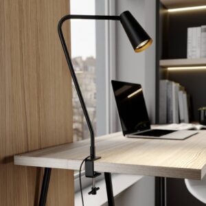 Svítidlo Lucande černá/zlatá kov