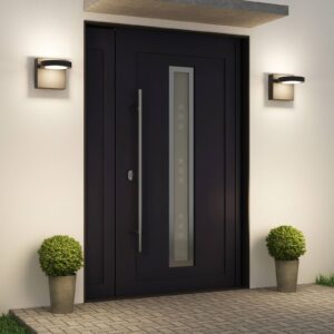 Svítidlo Lucande grafitově šedý/bílý hliník/polykarbonát