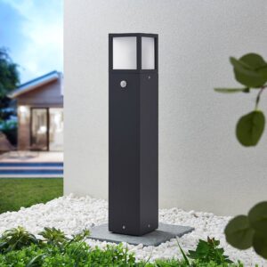 Svítidlo Lucande tmavě šedá hliníkový odlitek/polykarbonát