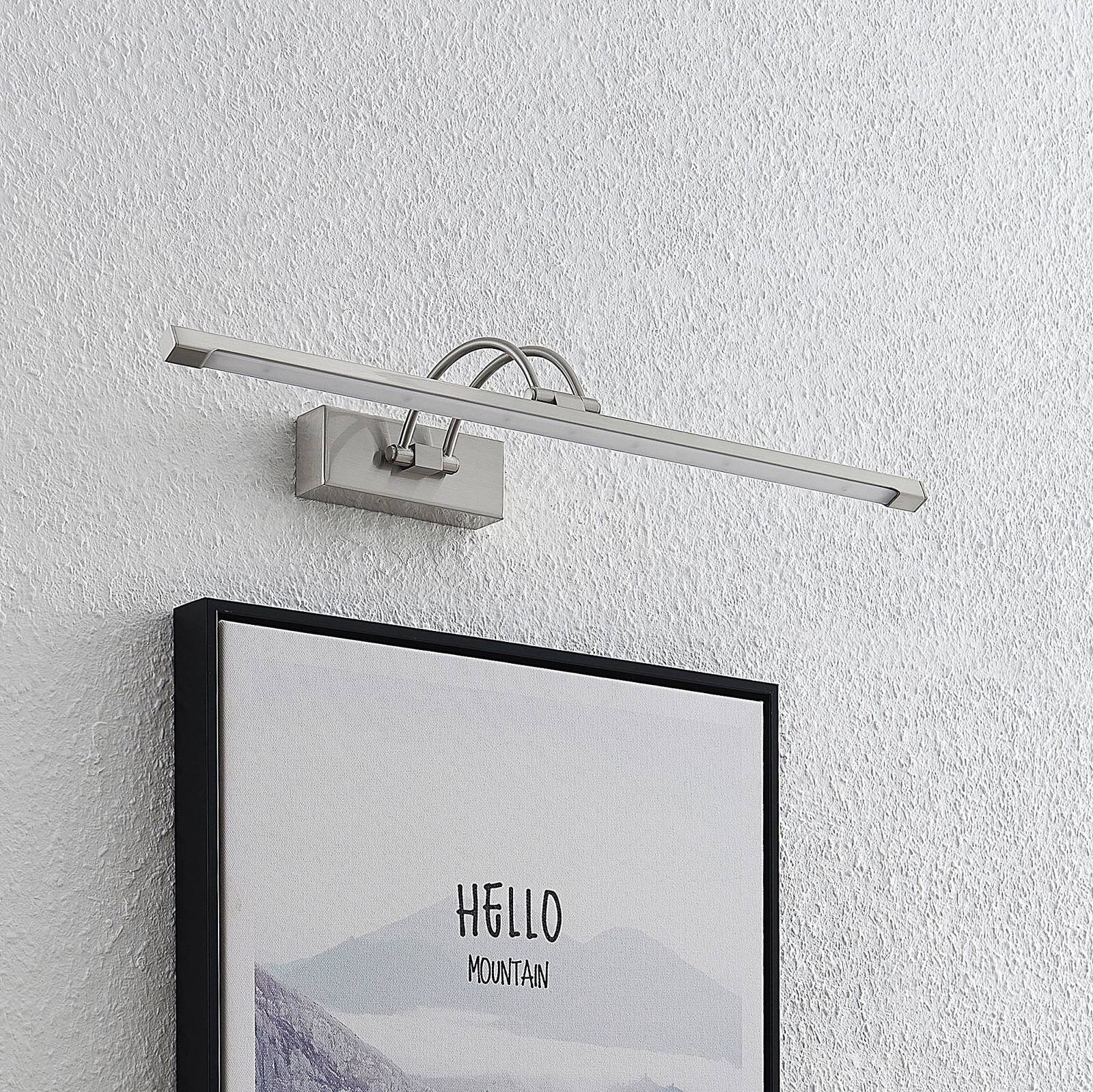 Svítidlo Lucande nikl satinovaný železo/hliník