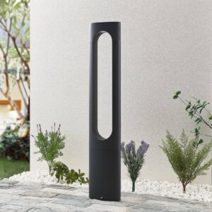 Svítidlo Lucande tmavě šedá hliníkový odlitek/plast