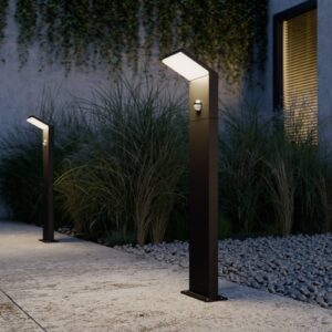 Svítidlo Lucande grafitově šedá/bílá hliník/plast