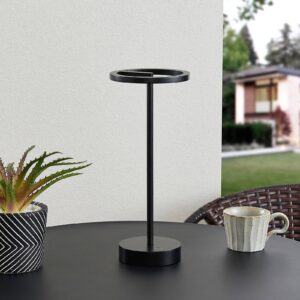 Svítidlo Lucande černé hliníkový odlitek