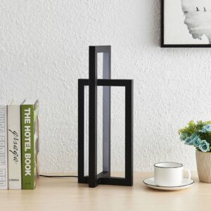 Svítidlo Lucande černá matná železo/hliník/polykarbonát