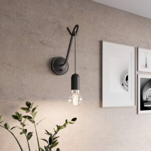 Svítidlo Lucande černá/šedá železo