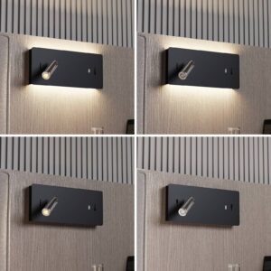 Svítidlo Lucande černý/chrom železo/hliník