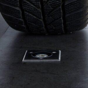 Svítidlo Lucande nerez/čirý hliník/nerez/sklo/plast