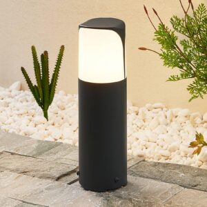 Svítidlo Lucande antracitová/bílá hliník/polykarbonát