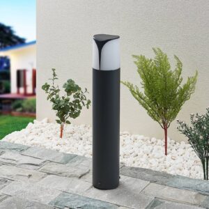 Svítidlo Lucande antracitová/bílá hliník/polykarbonát