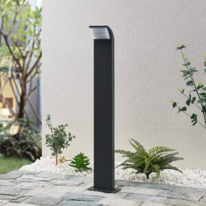 Svítidlo Lucande antracit/bílá hliník/polykarbonát