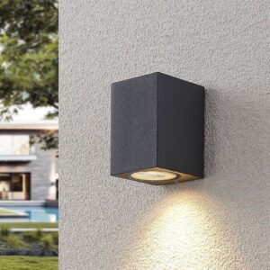 Svítidlo Lucande tmavě šedá hliníkový odlitek