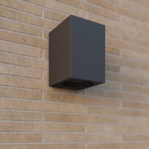 Svítidlo Lucande grafitově šedá hliník/sklo