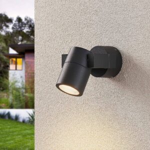 Svítidlo Lucande tmavě šedá hliníkový odlitek