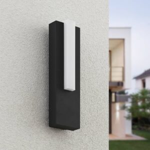 Svítidlo Lucande grafit šedý/opálově bílá hliník/plast