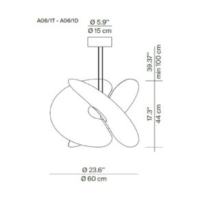 Svítidlo Luceplan bílá hliník/plast
