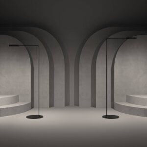 Svítidlo Lumina černá matná ocel/hliník