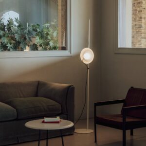 Svítidlo Milan Iluminación norková (NCS S2005-Y10R)/šedá/opálová ocel/plsť/sklo