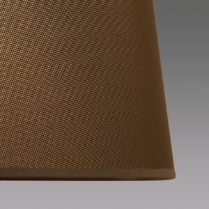 Svítidlo Molto Luce hnědá/černá lněná tkanina/hliník