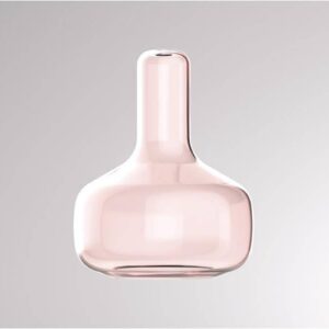 Svítidlo Molto Luce černá/růžová-transparentní hliník/sklo