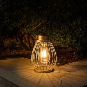 Svítidlo Näve stříbrný železo/sklo/plast