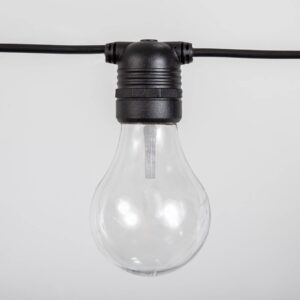 Svítidlo Newgarden černý/transparentní PVC/polykarbonát