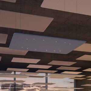 Svítidlo Nimbus bílá hliník/polyesterové rouno/plast