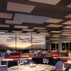 Svítidlo Nimbus bílá hliník/polyesterové rouno/plast