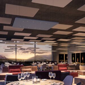 Svítidlo Nimbus bílá hliník/polyesterové rouno/plast