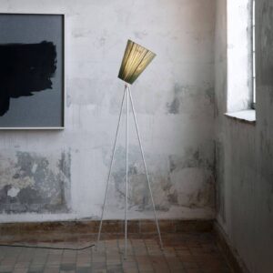 Svítidlo Northern světle šedá/olivově zelená ocel/textil