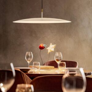 Svítidlo OleV bílá/zlatá hliník/plexisklo