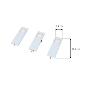 Svítidlo PRIOS nerez/bílý nerezová ocel/polykarbonát/akryl