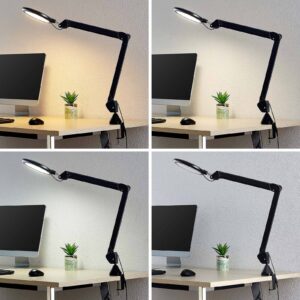 Svítidlo PRIOS černá ABS polykarbonát/hliník