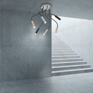 Svítidlo PURE stříbrná/černá/zlatá hliník/ocel/PMMA