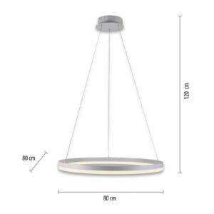 Svítidlo Paul Neuhaus bílá hliník/plast