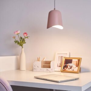 Svítidlo Pauleen růžová kov