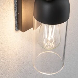 Svítidlo Paulmann tmavě šedá/čirá hliník/plast